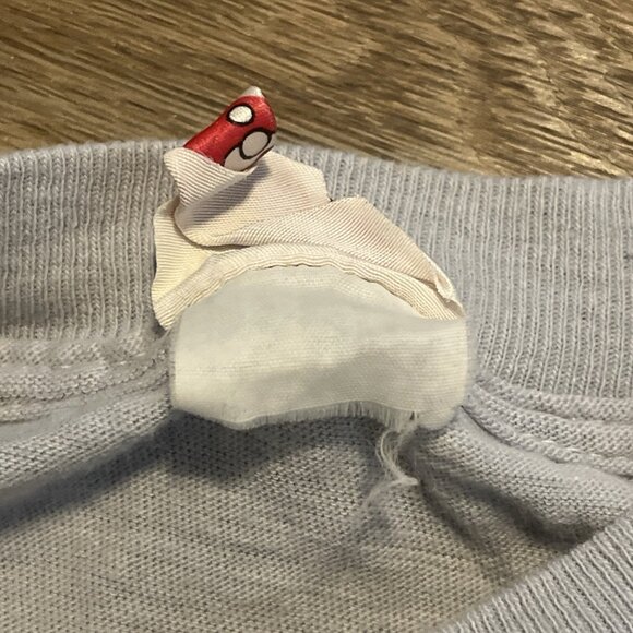 VTG Mickey & Minnie Graphic T Shirt Adult SMALL Gray Comic Relief Single Stitch - Picture 7 of 8